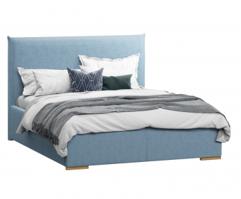 Modern Double Bed-ID:828317961
