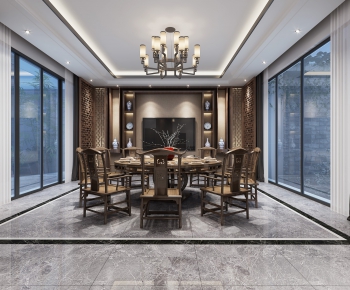 Chinese Style Dining Room-ID:617766611