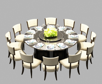 New Chinese Style Dining Table And Chairs-ID:327274393