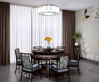 New Chinese Style Dining Room-ID:251205159