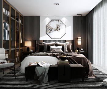 New Chinese Style Bedroom-ID:279275675