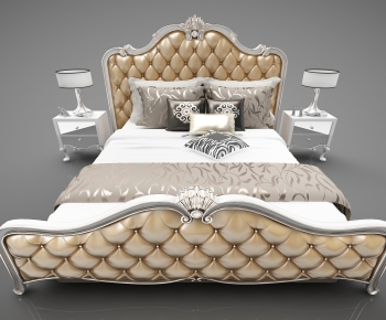 European Style Double Bed-ID:433075168