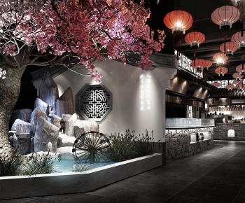 New Chinese Style Catering Space-ID:568041677