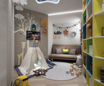 Modern Children's Room Activity Room-ID:330272599