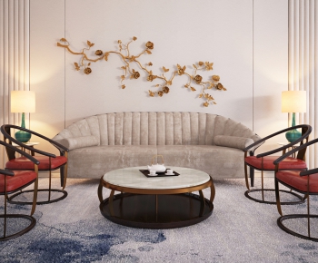 New Chinese Style Sofa Combination-ID:520707398