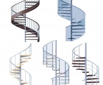 Modern Rotating Staircase-ID:748233441