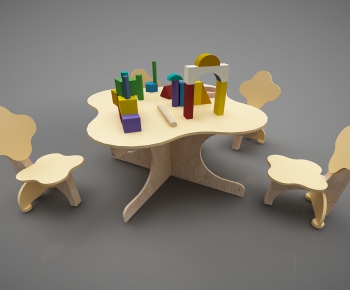 Modern Children's Table/chair-ID:208856749