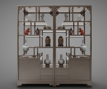 New Chinese Style Decorative Cabinet-ID:602658119