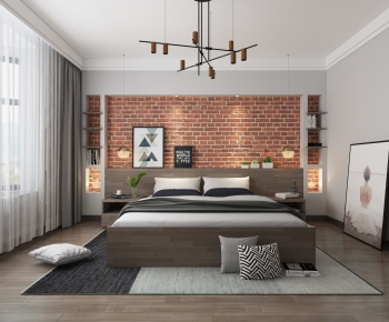 Nordic Style Bedroom-ID:939993824