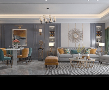 Modern A Living Room-ID:392783112