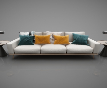 Modern Three-seat Sofa-ID:639453722