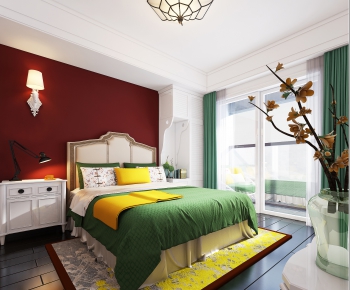 New Chinese Style Bedroom-ID:358798398