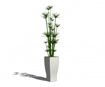 Modern Potted Green Plant-ID:348709546