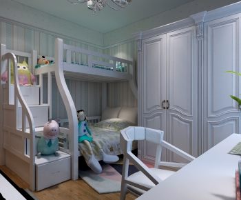 European Style Girl's Room Daughter's Room-ID:619227689