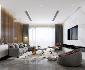 Modern A Living Room-ID:247294979