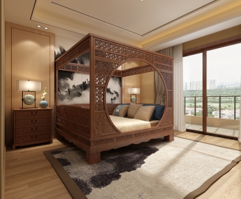 Chinese Style Bedroom-ID:596231388