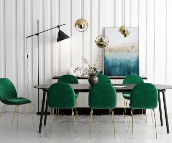 Modern Dining Table And Chairs-ID:214397736