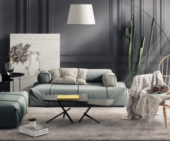 Nordic Style Sofa Combination-ID:171304639