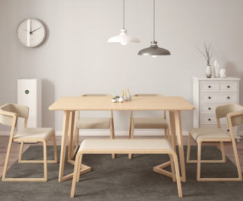 Nordic Style Dining Table And Chairs-ID:691673873