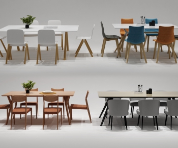 Nordic Style Dining Table And Chairs-ID:670298773