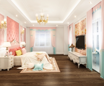 European Style Girl's Room Daughter's Room-ID:760865281
