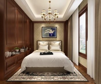 American Style Bedroom-ID:703865343