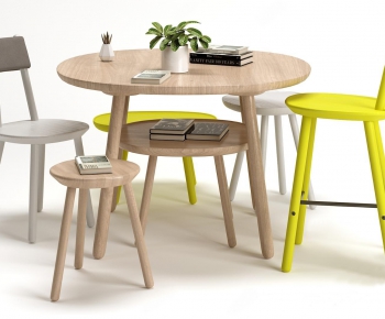 Nordic Style Leisure Table And Chair-ID:179453571