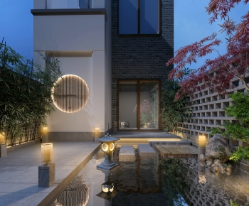 New Chinese Style Courtyard/landscape-ID:660749643