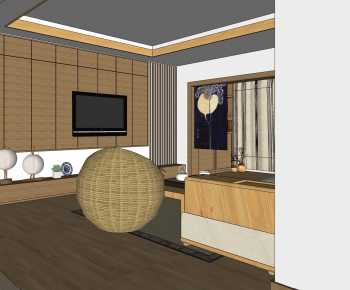 Japanese Style A Living Room-ID:767900855