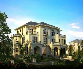 European Style Villa Appearance-ID:397422139