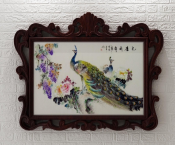 古典中式雕花画框镜框-ID:534114136
