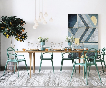 Nordic Style Dining Table And Chairs-ID:860945997