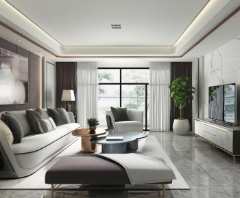 Modern A Living Room-ID:267427334