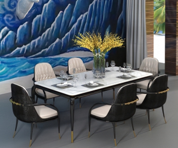Modern Dining Table And Chairs-ID:223173544