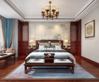 Chinese Style Bedroom-ID:106147584