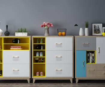 Nordic Style Shoe Cabinet-ID:422784792