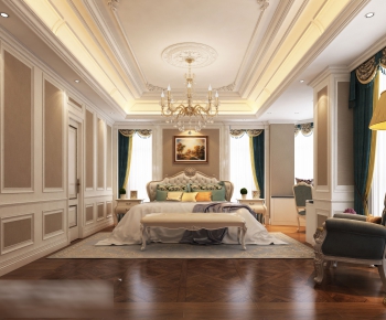 Simple European Style Bedroom-ID:530702318