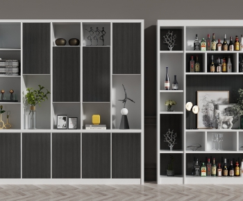 Nordic Style Wine Cabinet-ID:116848543