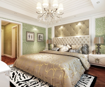Simple European Style Bedroom-ID:922278574