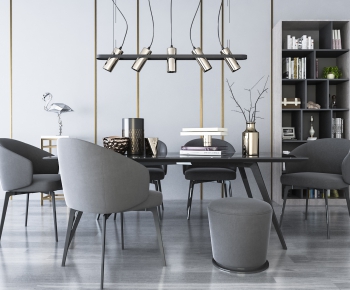 Modern Dining Table And Chairs-ID:974883472