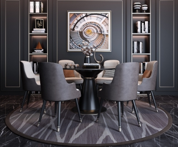 Modern Dining Table And Chairs-ID:953008895
