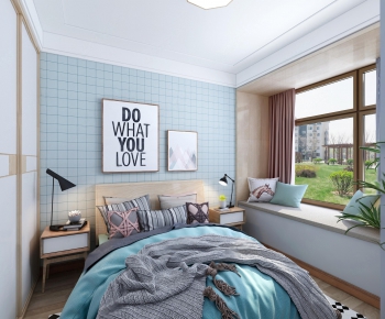 Nordic Style Bedroom-ID:450913188