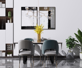 Modern Dining Table And Chairs-ID:558308246