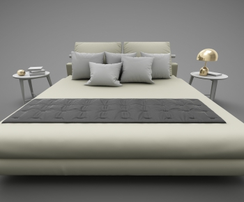 Modern Double Bed-ID:241777344