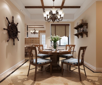 American Style Dining Room-ID:749301496