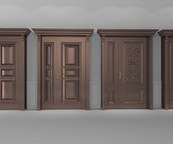 Modern Solid Wood Door-ID:270508178