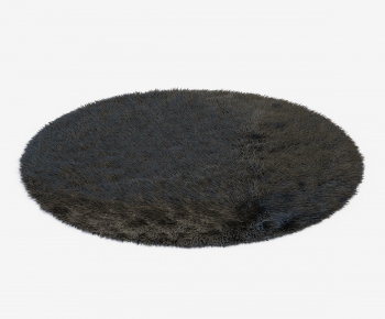 现代圆形地毯毛毯-ID:905265875