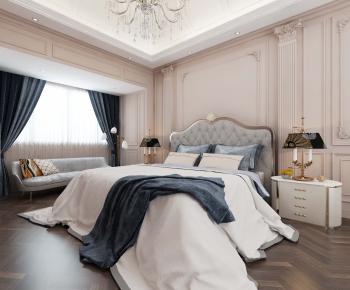 Simple European Style Bedroom-ID:622267824