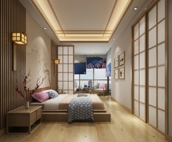 Japanese Style Bedroom-ID:404568464