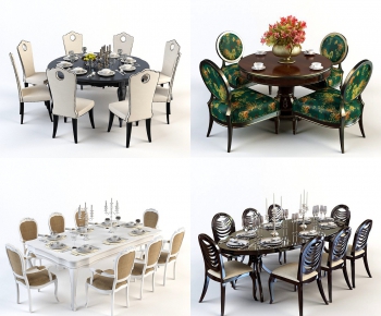 European Style Dining Table And Chairs-ID:180226953